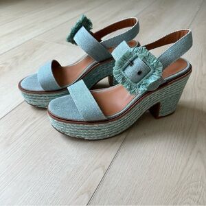 Lucky Brand Platform Espadrille Sandals size 8